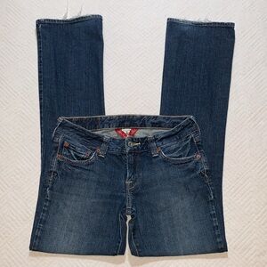 VTG Lucky Brand by Gene Montesano Lola Bootleg Jeans, Size 2/26 Regular Inseam